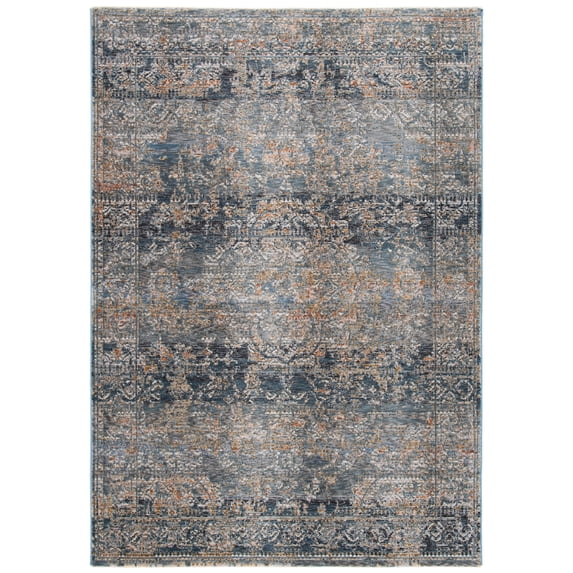 SAFAVIEH Limitee Izabelle Oriental Area Rug, Charcoal/Blue, 8' x 10'