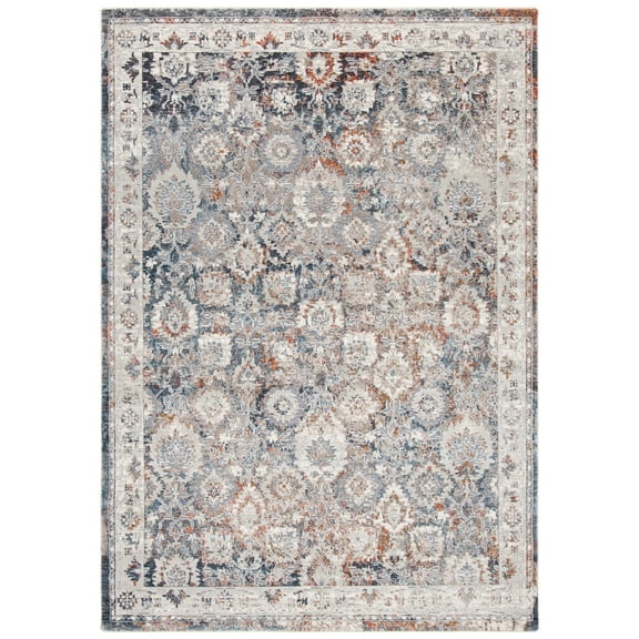 SAFAVIEH Limitee Jaylen Oriental Area Rug, Charcoal/Beige, 8' x 10'