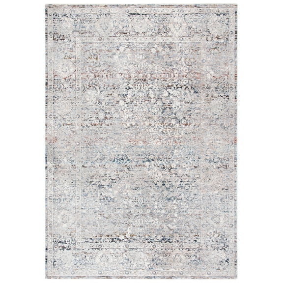 SAFAVIEH Limitee Joaquin Abstract Area Rug, Grey/Ivory, 4' x 6'