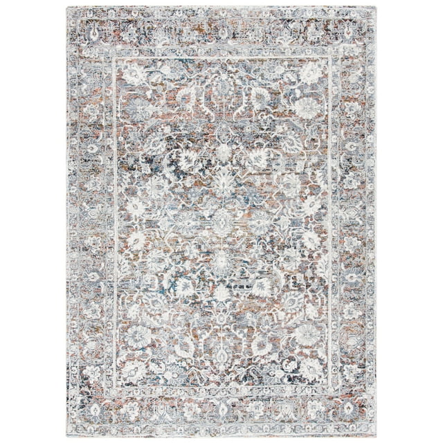 SAFAVIEH Limitee Jocin Floral Area Rug, Grey/Beige, 2'6" x 4'