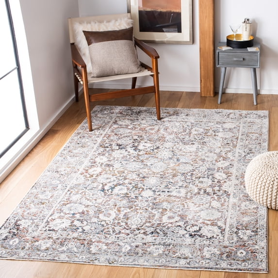 Safavieh Limitee Jocin Floral Area Rug, Gray/Beige, 5'1" x 7'6"