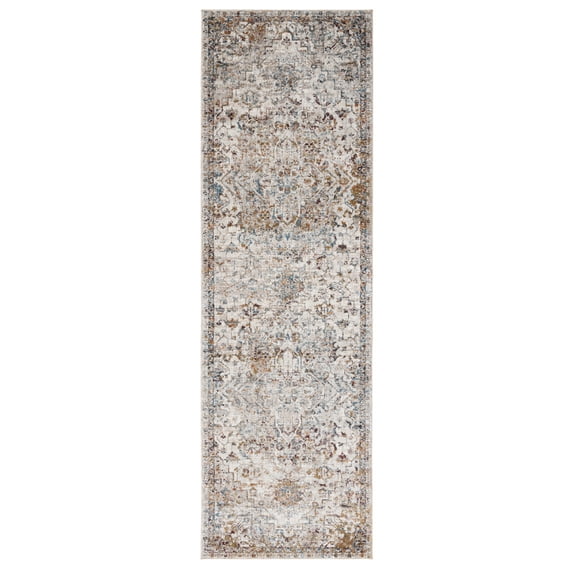 SAFAVIEH Limitee Shevaun Oriental Runner Rug, Beige/Beige, 2'6" x 8'