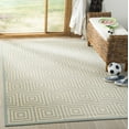 thumbnail image 1 of SAFAVIEH Linden Alvena Geometric Area Rug, Cream/Aqua, 4' x 6', 1 of 7