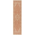 thumbnail image 1 of SAFAVIEH Linden Andreas Medallion Indoor/Outdoor Runner Rug, Rust/Creme, 2'2" x 6', 1 of 8