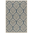 thumbnail image 1 of SAFAVIEH Linden Bryony Geometric Indoor/Outdoor Area Rug, Blue/Creme, 4' x 6', 1 of 8