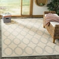 thumbnail image 1 of Safavieh Linden Carleton Geometric Indoor/Outdoor Area Rug, Cream/Aqua, 4' x 6', 1 of 8