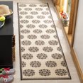 thumbnail image 1 of SAFAVIEH Linden Cheshunt Floral Runner Rug, Cream/Brown, 2' x 8', 1 of 7