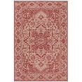 thumbnail image 1 of SAFAVIEH Linden Dania Medallion Indoor/Outdoor Area Rug, Red/Creme, 3' x 5', 1 of 8