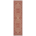 thumbnail image 1 of SAFAVIEH Linden Dania Medallion Indoor/Outdoor Runner Rug, Red/Creme, 2'2" x 10', 1 of 8
