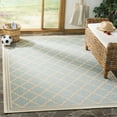 thumbnail image 1 of Safavieh Linden Danny Geometric Indoor/Outdoor Area Rug, Aqua/Cream, 8' x 10', 1 of 8