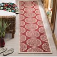 thumbnail image 1 of SAFAVIEH Linden Derbhile Floral Runner Rug, Red/Cream, 2' x 8', 1 of 7
