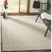Safavieh Linden Derbhile Geometric Indoor/Outdoor Area Rug, Aqua/Cream, 4' x 6'