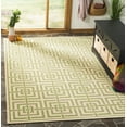 thumbnail image 1 of Safavieh Linden Derbhile Geometric Indoor/Outdoor Area Rug, Cream/Olive, 8' x 10', 1 of 8