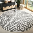 thumbnail image 1 of Safavieh Linden Derbhile Geometric Indoor/Outdoor Area Rug, Light Gray/Charcoal, 6'7" x 6'7" Round, 1 of 9