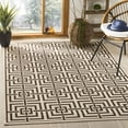 thumbnail image 1 of SAFAVIEH Linden Derbhile Geometric Squares Area Rug, Natural/Brown, 4' x 6', 1 of 6
