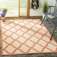 thumbnail image 1 of Safavieh Linden Gamal Geometric Indoor/Outdoor Area Rug, Cream/Rust, 4' x 6', 1 of 8