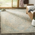 thumbnail image 1 of SAFAVIEH Linden Georgene Floral Area Rug, Aqua/Cream, 5'1" x 7'6", 1 of 7