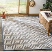 Safavieh Linden Joetta Geometric Indoor/Outdoor Area Rug, Cream/Blue, 4' x 6'