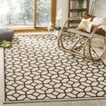 thumbnail image 1 of Safavieh Linden Joey Geometric Indoor/Outdoor Area Rug, Natural/Brown, 4' x 6', 1 of 8