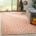 thumbnail image 1 of Safavieh Linden Joey Geometric Indoor/Outdoor Area Rug, Rust/Creme, 5'3" x 7'6", 1 of 8