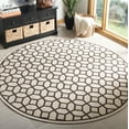 thumbnail image 1 of Safavieh Linden Joey Geometric Indoor/Outdoor Area Rug, Natural/Brown, 6'7" x 6'7" Round, 1 of 8