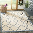 thumbnail image 1 of Safavieh Linden Ognena Geometric Indoor/Outdoor Area Rug, Cream/Blue, 4' x 6', 1 of 8
