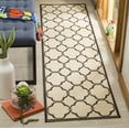 thumbnail image 1 of SAFAVIEH Linden Ognena Geometric Runner Rug, Cream/Brown, 2' x 8', 1 of 7
