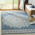 thumbnail image 1 of SAFAVIEH Linden Thornton Floral Area Rug, Cream/Blue, 5'1" x 7'6", 1 of 7
