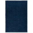 thumbnail image 1 of SAFAVIEH Lindsay Deborah Solid Polyester Shag Area Rug, Navy, 6' x 9', 1 of 11