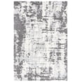 thumbnail image 1 of SAFAVIEH Lindsay Rozanne Distressed Polyester Shag Area Rug, Dark Grey/Grey, 5'3" x 7'6", 1 of 10