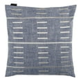 thumbnail image 1 of SAFAVIEH Lizabet Stripe Dashes Accent Pillow, 18" x 18", Blue/White, 1 of 4