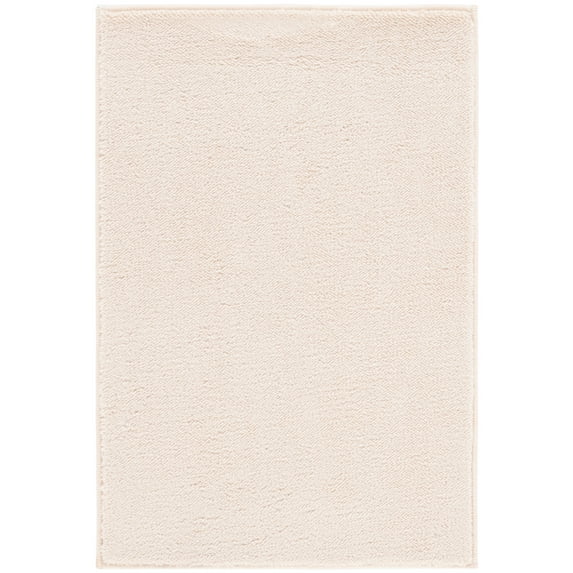 SAFAVIEH Loft Kalya Solid Machine Washable Area Rug, Beige, 2'3" x 4'