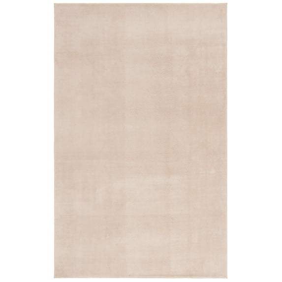 SAFAVIEH Loft Kalya Solid Machine Washable Area Rug, Beige, 6' x 9'