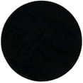 thumbnail image 1 of SAFAVIEH Loft Kalya Solid Machine Washable Area Rug, Black, 6' x 6' Round, 1 of 11