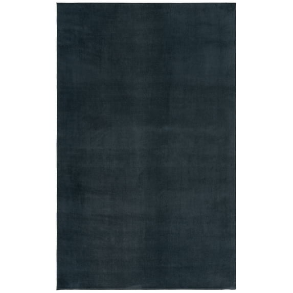 SAFAVIEH Loft Kalya Solid Machine Washable Area Rug, Dark Gray, 6' x 9'