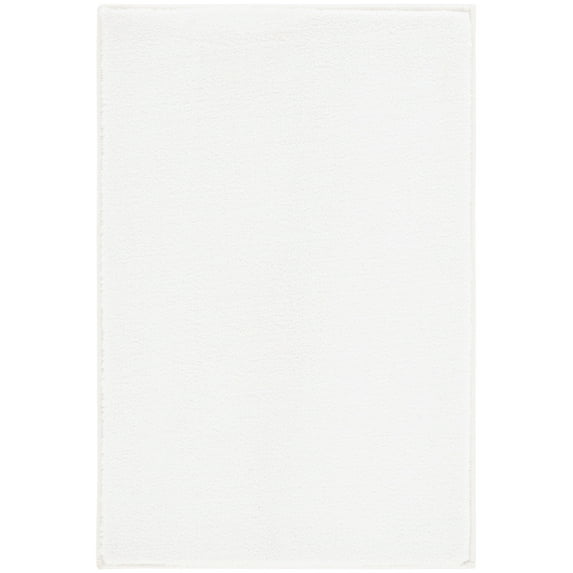 SAFAVIEH Loft Kalya Solid Machine Washable Area Rug, Ivory, 2'3" x 4'