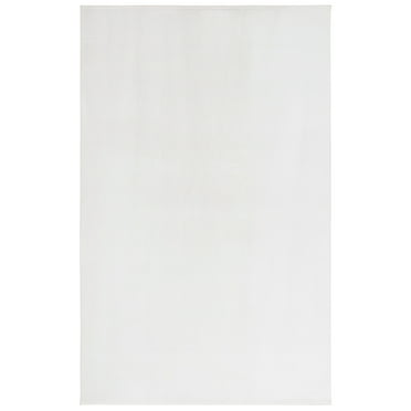 SAFAVIEH Loft Kalya Solid Machine Washable Area Rug, Ivory, 8' x 10'