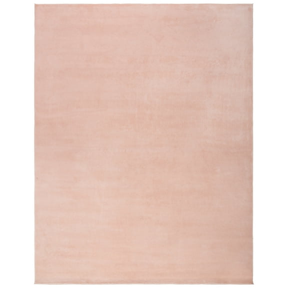 SAFAVIEH Loft Kalya Solid Machine Washable Area Rug, Peach, 10' x 14'