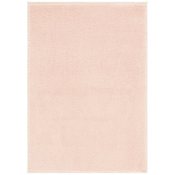 SAFAVIEH Loft Kalya Solid Machine Washable Area Rug, Peach, 2'3" x 4'