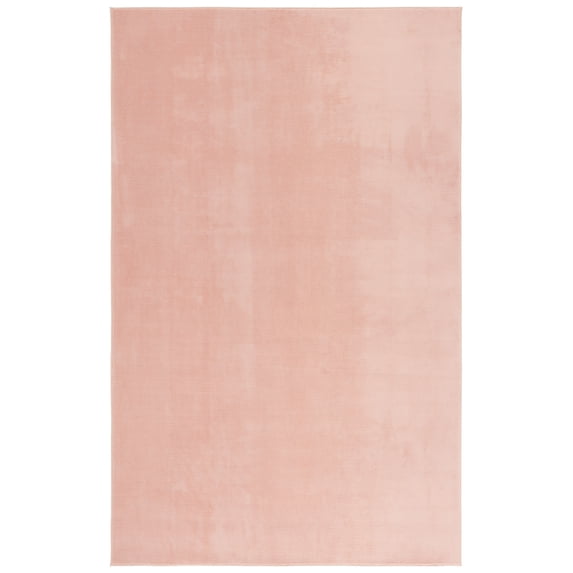 SAFAVIEH Loft Kalya Solid Machine Washable Area Rug, Peach, 8' x 10'