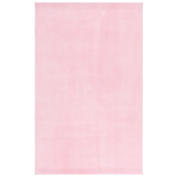 SAFAVIEH Loft Kalya Solid Machine Washable Area Rug, Pink, 4' x 6'