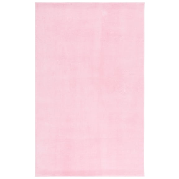 SAFAVIEH Loft Kalya Solid Machine Washable Area Rug, Pink, 6' x 9'
