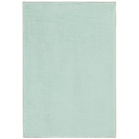 SAFAVIEH Loft Kalya Solid Machine Washable Area Rug, Sage, 2'3" x 4'