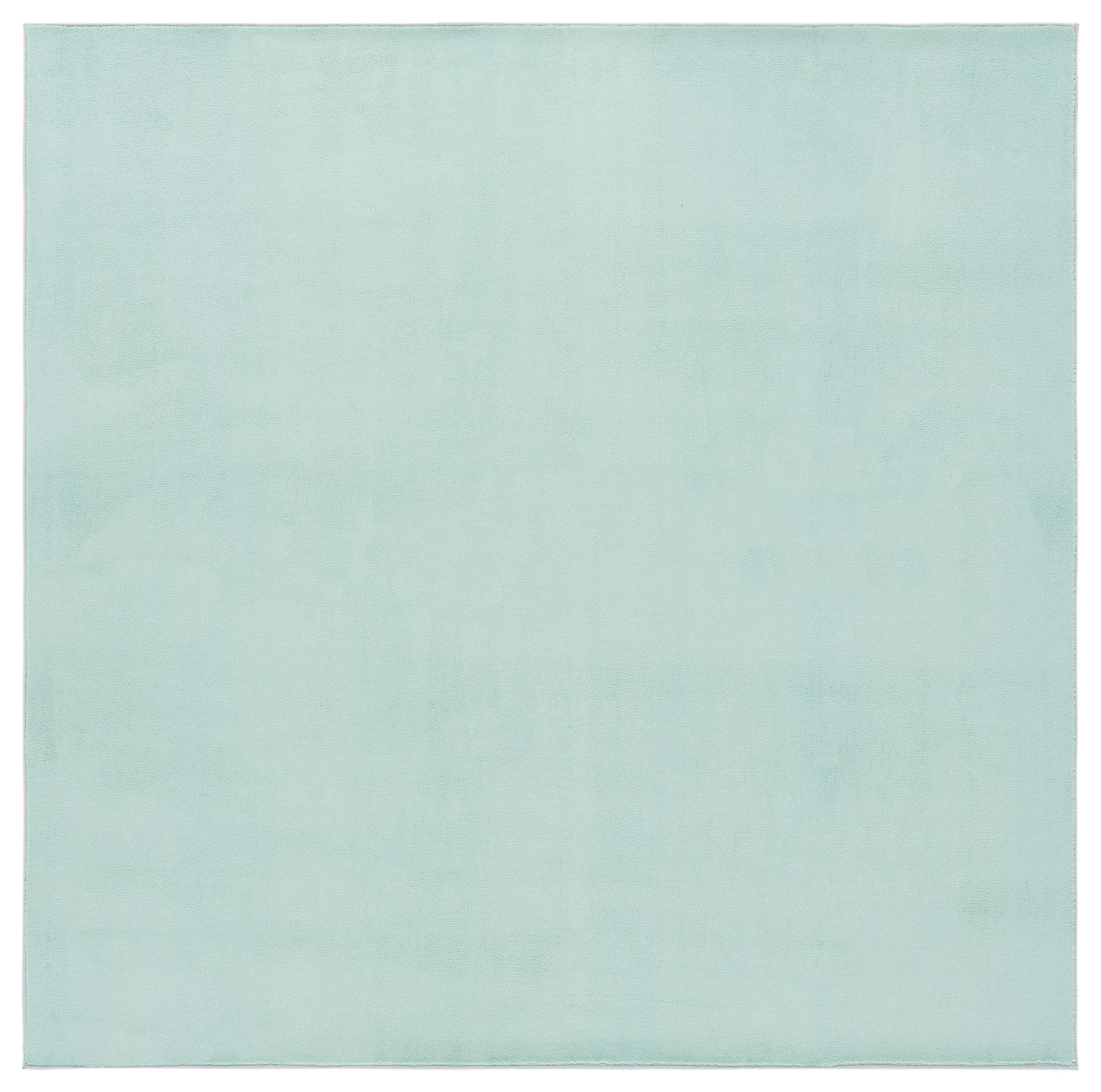 SAFAVIEH Loft Kalya Solid Machine Washable Area Rug, Sage, 6' x 6' Square