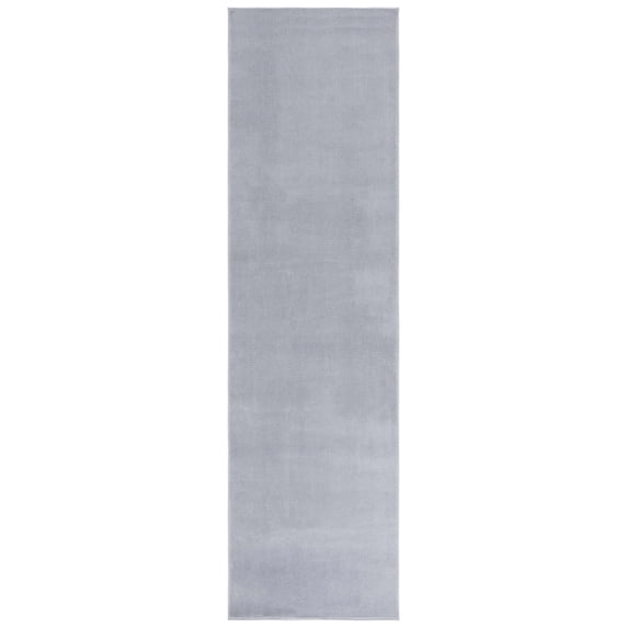 SAFAVIEH Loft Kalya Solid Machine Washable Runner Rug, Gray, 2'3" x 9'
