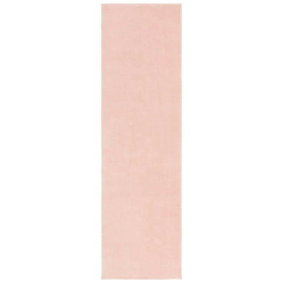 SAFAVIEH Loft Kalya Solid Machine Washable Runner Rug, Peach, 2'3" x 5'
