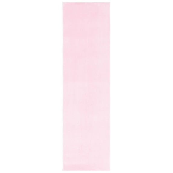 SAFAVIEH Loft Kalya Solid Machine Washable Runner Rug, Pink, 2'3" x 8'