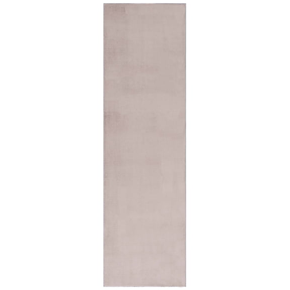 SAFAVIEH Loft Kalya Solid Machine Washable Runner Rug, Taupe, 2'3" x 5'