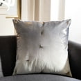 thumbnail image 1 of SAFAVIEH Loran Sunburst Decorative Pillow, 12" x 20", Grey/Gold, 1 of 6