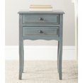 thumbnail image 1 of SAFAVIEH Lori Country Nautical End Table w/ 2 Storage Drawers, Barn Blue, 1 of 4